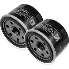 2PCS Oil Filter Replacement for Yamaha Kodiak 700 YFM700K 2016-2018 Raptor 660 YFM660R 2001-2005 Vstar 1300 XVS1300 2007-2012