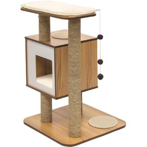 Catit Vesper Cat Tree, Base, Walnut, 52042