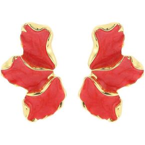 Irregular Petal Earrings For Women and Girls Flower Stud Earrings Lightweight Hypoallergenic Stud Earrings Florl Earrings Flower Dangle Earrings Trendy Jewelry Gift