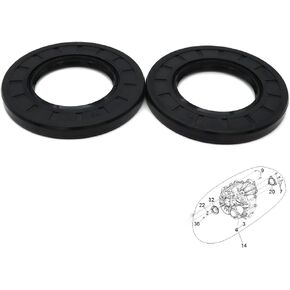 Set of 2 Pcs Triple Lip Seal For Polaris Replace oem 3235052 Scrambler RZR Ranger 1000 900 850 570 Sportsman 550 850 RZR RGR ACE General Ranger Razor RZR 1000 900 570