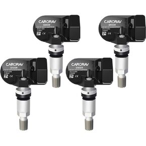TPMS Sensor Ford,Tire Pressure Sensor fit for Ford F150 Mustang Flex Ranger,Lincoln Mazda Mercury, 315MHz OE Replaces#6F2Z1A189A, 7L1Z1A189A,4-Pack,4-Pack