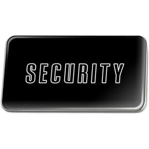 Security Metal Rectangle Lapel Hat Pin Tie Tack Pinback