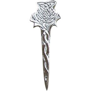 AAR Scottish Big Thistle Celtic Design Kilt Pin