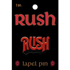 C&D Visionary Rush Metal Lapel Pin, Red, Black