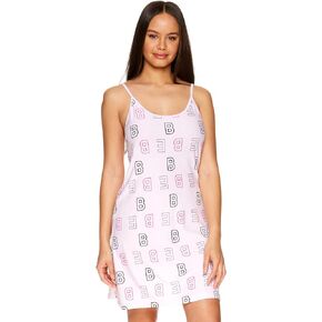 bebe Womens Short Sleeve Lounge Pajama Dorm Sleepshirt Nightgown