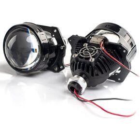 3.0 Inch Bi LED Projector Lens,Universal LED Projector Lens for Car Retrofit,Focus Beam with Sharp Cut Off Line,Hi/Lo Beam,6000K,120W,20,000LM