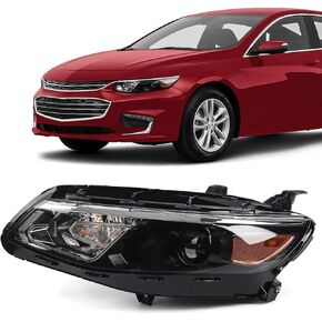 For Chevy Malibu Headlight Assembly 2016-2018 Replacement Halogen Headlamp Projector Left Driver Side 84585119 GM2502426