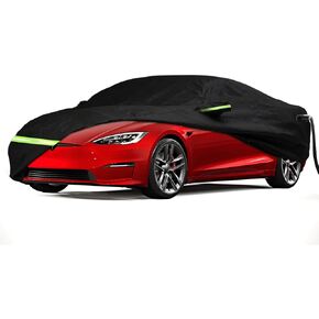 Yixin YIXIN أغطية سيارة مقاومة للماء لـ Tesla Model X 2020 2021 2022 أغطية سيارات 190T يغطي العملاء تناسب 100% مقاوم للماء ضد الرياح in Kuwait