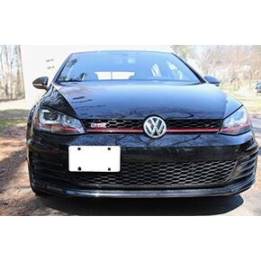 TrunkNets Inc Bumper Tow Hook License Plate Mount Bracket For Volkswagen MK7 Golf GTi 2015 2016 2017 2018 2019