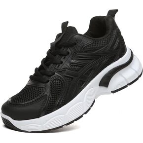 Bernal Sneakers for Women Fashion Platform Wedge Lace-UP Casual Dad Shoes Mesh Breathable Non Slip Walking Shopping Sneakers in Kuwait