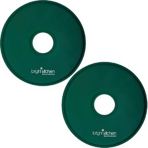 5 Fruit Leather Silicone Dehydrator Sheets with EDGES fits NutriChef PKFD06 Round Dehydrators Lip KN-128F Mold Liquids Roll Up Circle ReUsable Fits Elechomes VH0401 Fits Vivohome VH486 (5 Edge Sheets)