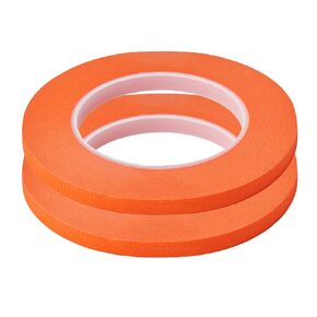 2 Pack 1/4" inch x 60yd Green Painters Tape Easy Removal Thin Narrow Finishing Masking Tape Painting Tape Wall Tape, No Residue and Good Adhesive (.25 in 6MM)