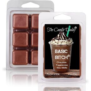 The Candle Daddy Basic Bitch - Chocolate Frappuccino Scented Wax Melt - 1 Pack - 2 Ounces - 6 Cubes