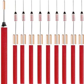 10 pcs SF129E SEFUSE 10A 250V Metal Thermal Cutoffs Thermal Fuse 133 Degree with GT-1 Crimp Terminal Silicone Fiberglass sleeving for Household Electrical appliances