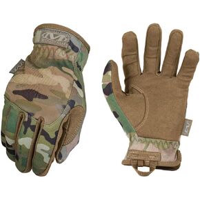Mechanix Wear: FastFit Tactical Gloves with Elastic Cuff for Secure Fit, Work Gloves with Flexible Grip for Multi-Purpose Use, Durable Touchscreen Capable Safety Gloves for Men (Black, Small)