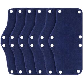 Hard Hat Sweatband, Cotton Hard Hat Liner, Reusable Hardhat sweatbands(Blue