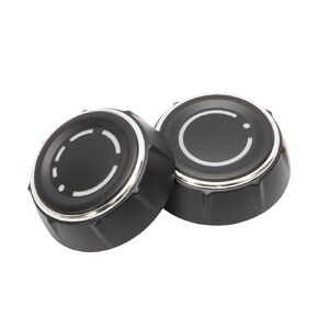 Radio Volume Control Knob Switch for 2011-2017 Cayenne Macan Panamera Dash Audio Button Cover 97064292901 97064293001 Left & Right