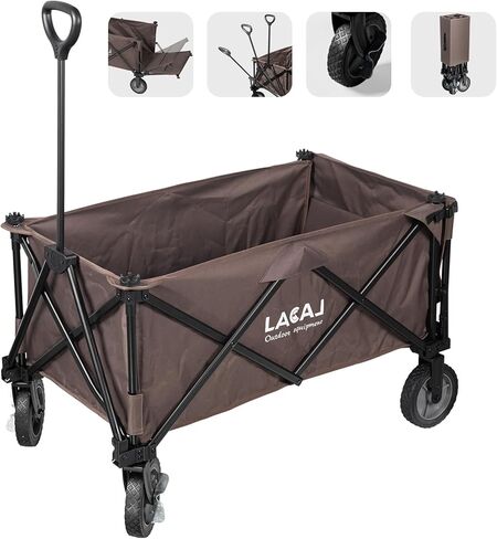 طاولة ألمنيوم قابلة للطي للعربة القابلة للطي مقاس L (أسود) in Kuwait