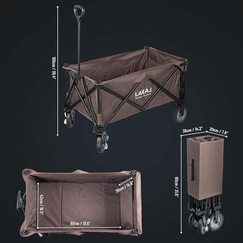 طاولة ألمنيوم قابلة للطي للعربة القابلة للطي مقاس L (أسود) in Kuwait