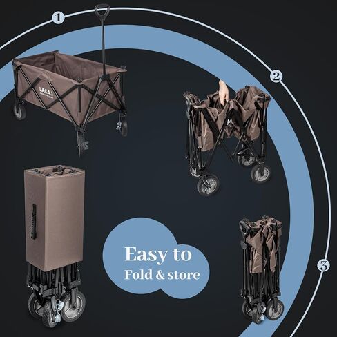 طاولة ألمنيوم قابلة للطي للعربة القابلة للطي مقاس L (أسود) in Kuwait