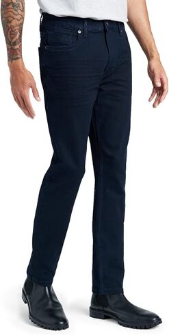 Kenneth Cole Mens Jeans Athletic Fit - Roomier Fit in Waist, Hip, and Thighs - Flexible Stretch Denim - Straight Leg Jeans in Saudi Arabia