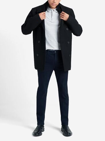 Kenneth Cole Mens Jeans Athletic Fit - Roomier Fit in Waist, Hip, and Thighs - Flexible Stretch Denim - Straight Leg Jeans in Saudi Arabia