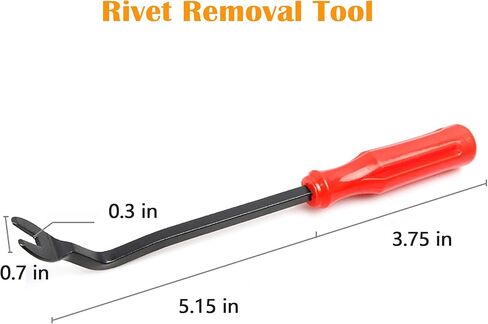 6 قطع مزيل تثبيت تلقائي، كماشة مشبك لوحة، أداة إزالة البرشام، مجموعة أدوات فك بلاستيكية للوحة أبواب السيارات، والمفروشات، ولوحة القيادة، وأدوات التثبيت البلاستيكية in Kuwait