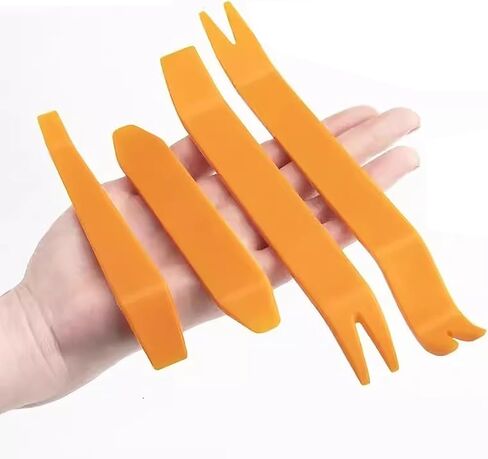 6 قطع مزيل تثبيت تلقائي، كماشة مشبك لوحة، أداة إزالة البرشام، مجموعة أدوات فك بلاستيكية للوحة أبواب السيارات، والمفروشات، ولوحة القيادة، وأدوات التثبيت البلاستيكية in Kuwait