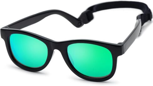 Flexible Polarized Infant Baby Sunglasses with Strap for Newborn Toddler Boys Girls Age 0-24 Months in Saudi Arabia