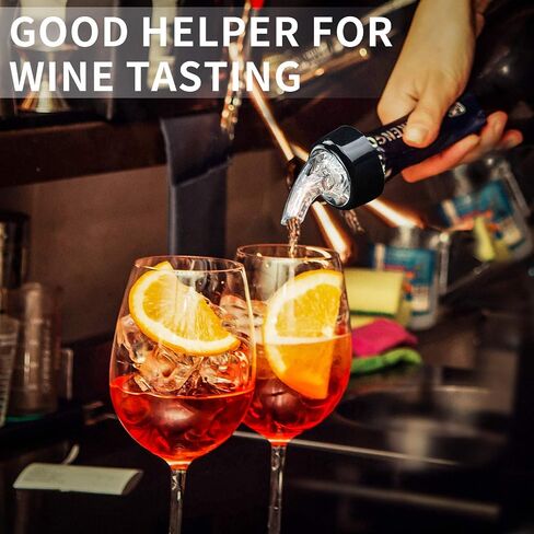 Automatic Measured Bottle Pourers Pack of 12 Liquor Bottle Pourers 1 oz (30 mL) Quick Shot Spirit Measure Wine Pourer Spouts Drinks Wine Cocktail Whiskey Dispenser Bartender Home Bar Tools (12pcs) in Saudi Arabia