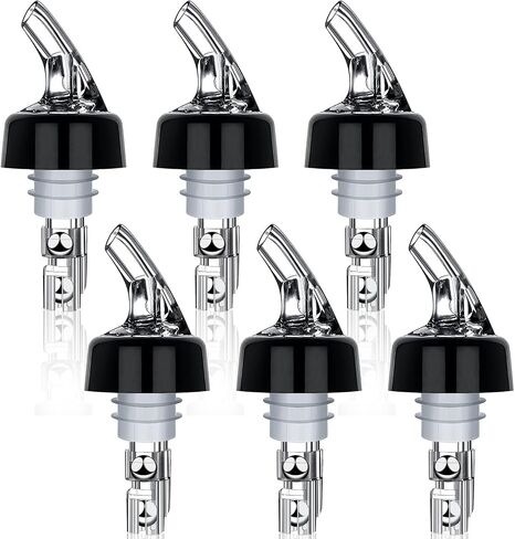 Automatic Measured Bottle Pourers Pack of 12 Liquor Bottle Pourers 1 oz (30 mL) Quick Shot Spirit Measure Wine Pourer Spouts Drinks Wine Cocktail Whiskey Dispenser Bartender Home Bar Tools (12pcs) in Saudi Arabia