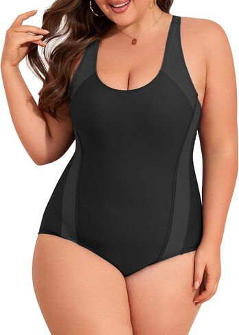 Century Star Plus Size Swimsuits for Women One Piece Tummy Control Bathing Suit for Women Athletic Full Coverage Swimwear in Saudi Arabia