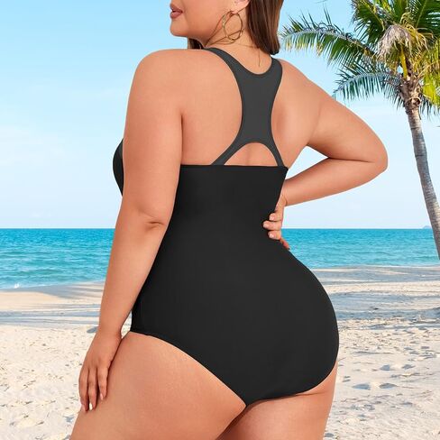 Century Star Plus Size Swimsuits for Women One Piece Tummy Control Bathing Suit for Women Athletic Full Coverage Swimwear in Saudi Arabia