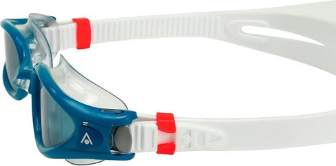 نظارات السباحة Aquasphere Kaiman EXO للبالغين من الجنسين - الثبات والراحة، مثالية للسباحين النشطين يوميًا | عدسة دخانية، إطار بترولي/شفاف in Kuwait