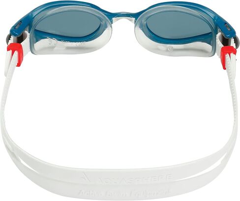 نظارات السباحة Aquasphere Kaiman EXO للبالغين من الجنسين - الثبات والراحة، مثالية للسباحين النشطين يوميًا | عدسة دخانية، إطار بترولي/شفاف in Kuwait