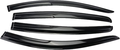 Rain Guards Window Visor Compatible with 2014-2020 Jeep Cherokee,4Pcs Dark Smoked Sun Window Deflectors in Saudi Arabia