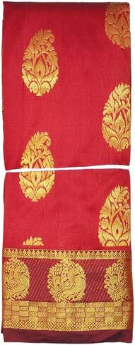 Gadwal Cotton Pattu Saree With Blouse (VFCU151-7) in Saudi Arabia