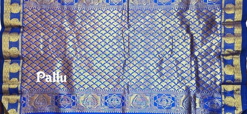 Gadwal Cotton Pattu Saree With Blouse (VFCU151-7) in Saudi Arabia