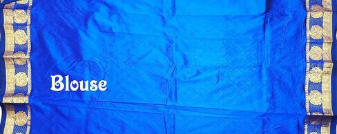 Gadwal Cotton Pattu Saree With Blouse (VFCU151-7) in Saudi Arabia