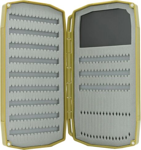 صندوق الطيران الرغوي UMPQUA UPG لعطلة نهاية الأسبوع - حقيبة تخزين الذبابة خفيفة الوزن وخفيفة الوزن ومقاومة للصدمات وسريعة التحميل - منظم أدوات صيد الأسماك، صغير - زيتوني in Kuwait