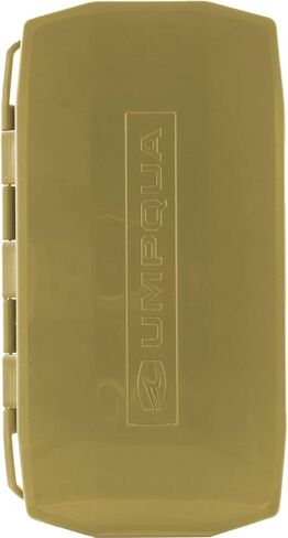 صندوق الطيران الرغوي UMPQUA UPG لعطلة نهاية الأسبوع - حقيبة تخزين الذبابة خفيفة الوزن وخفيفة الوزن ومقاومة للصدمات وسريعة التحميل - منظم أدوات صيد الأسماك، صغير - زيتوني in Kuwait