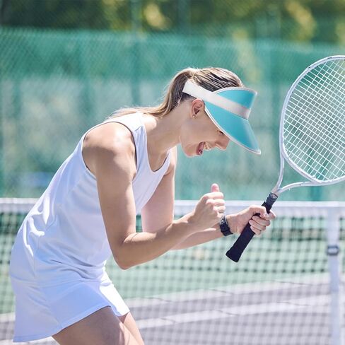 16 عبوة من قبعات واقية من الشمس، قبعة بلاستيكية بلون الحلوى للجنسين، قبعة سياحية شفافة للحماية، قبعة جولف للشاطئ قابلة للتعديل للحماية من الشمس، للنساء والرجال، والأنشطة الرياضية الخارجية (16 لونًا) in Kuwait