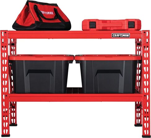CRAFTSMAN 2-Shelf 3-Foot Tall Stackable Tool Chest Depth Storage Rack (3-Feet, 1 Set) in Saudi Arabia