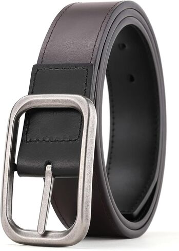 Men's Jeans Belts Casual and Work Leather Dress Belt in Saudi Arabia