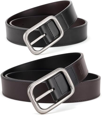 Men's Jeans Belts Casual and Work Leather Dress Belt in Saudi Arabia