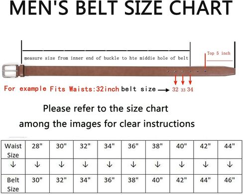 Men's Jeans Belts Casual and Work Leather Dress Belt in Saudi Arabia