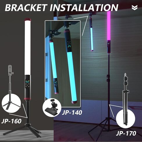 عصا إضاءة فيديو LED محمولة RGB للغوص حتى 30 متر/100 قدم IPX8 مع جهاز تحكم عن بعد 2K لومين 3000-6000K. in Kuwait
