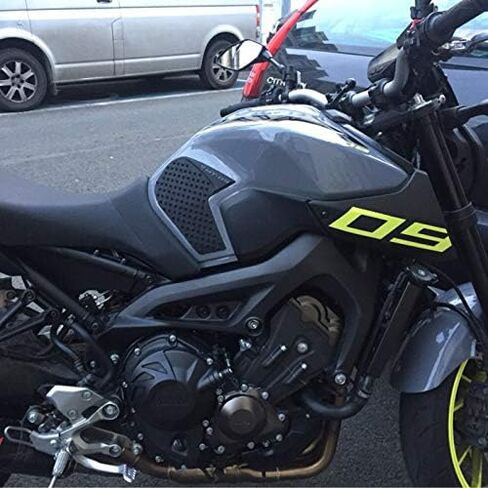 ل MT-09 MT09 MT 09 2014 إلى 2017 2018 دراجة نارية حامي مكافحة زلة خزان وسادة ملصق الغاز قبضة الركبة الجر الجانب مائي in Kuwait