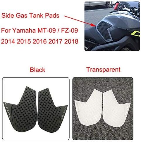 ل MT-09 MT09 MT 09 2014 إلى 2017 2018 دراجة نارية حامي مكافحة زلة خزان وسادة ملصق الغاز قبضة الركبة الجر الجانب مائي in Kuwait