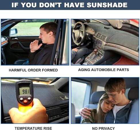Front Windshield Sunshade Fit for Toyota RAV4 2019 2020 2021 2022 2023 2024, 240T Foldable Window Shade Sun Visor Protector Blocks UV Rays Keep Vehicle Cooler in Saudi Arabia